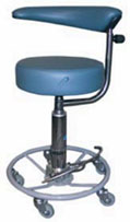 Hydraulic Surgeon's Stool with Procedure Rest 